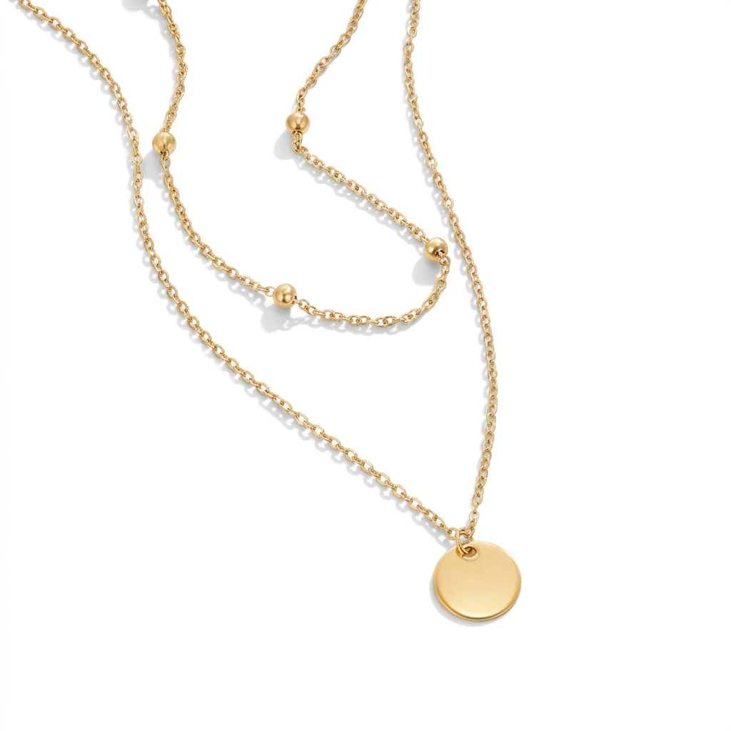 2-Layer Gold-Tone Necklace