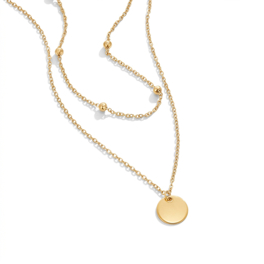 2-Layer Gold-Tone Necklace