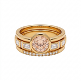 3-Piece Cubic Zirconia Bridal Ring Set