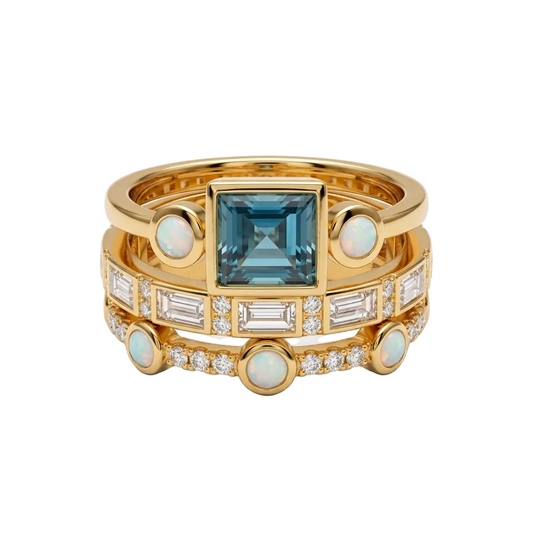 3-Piece Cubic Zirconia Ring Set