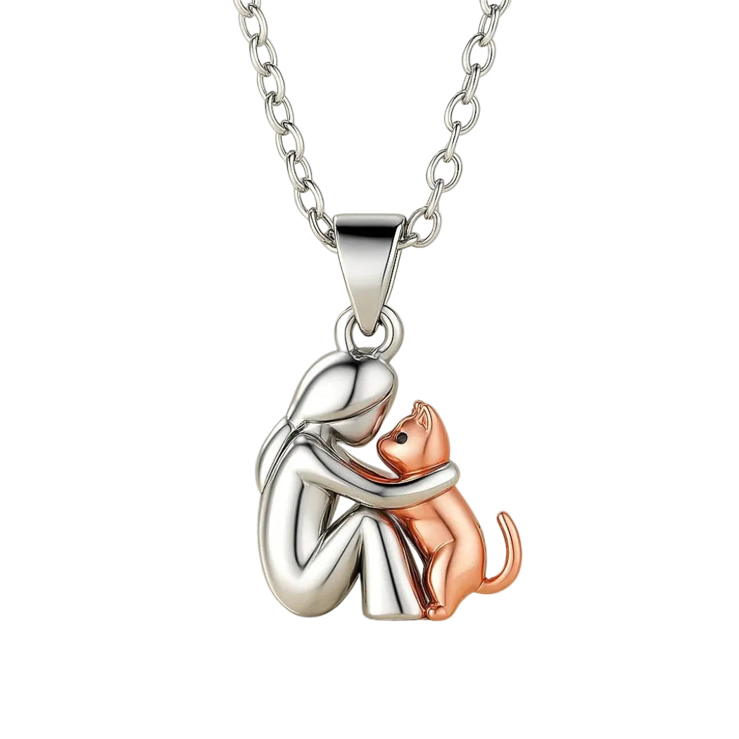 Embrace – Cat Lover Pendant Necklace