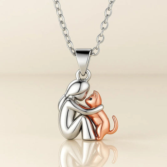 Embrace – Cat Lover Pendant Necklace