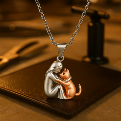 Embrace – Cat Lover Pendant Necklace