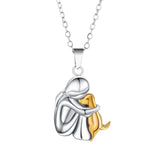 Embrace – Dog Lover Pendant Necklace