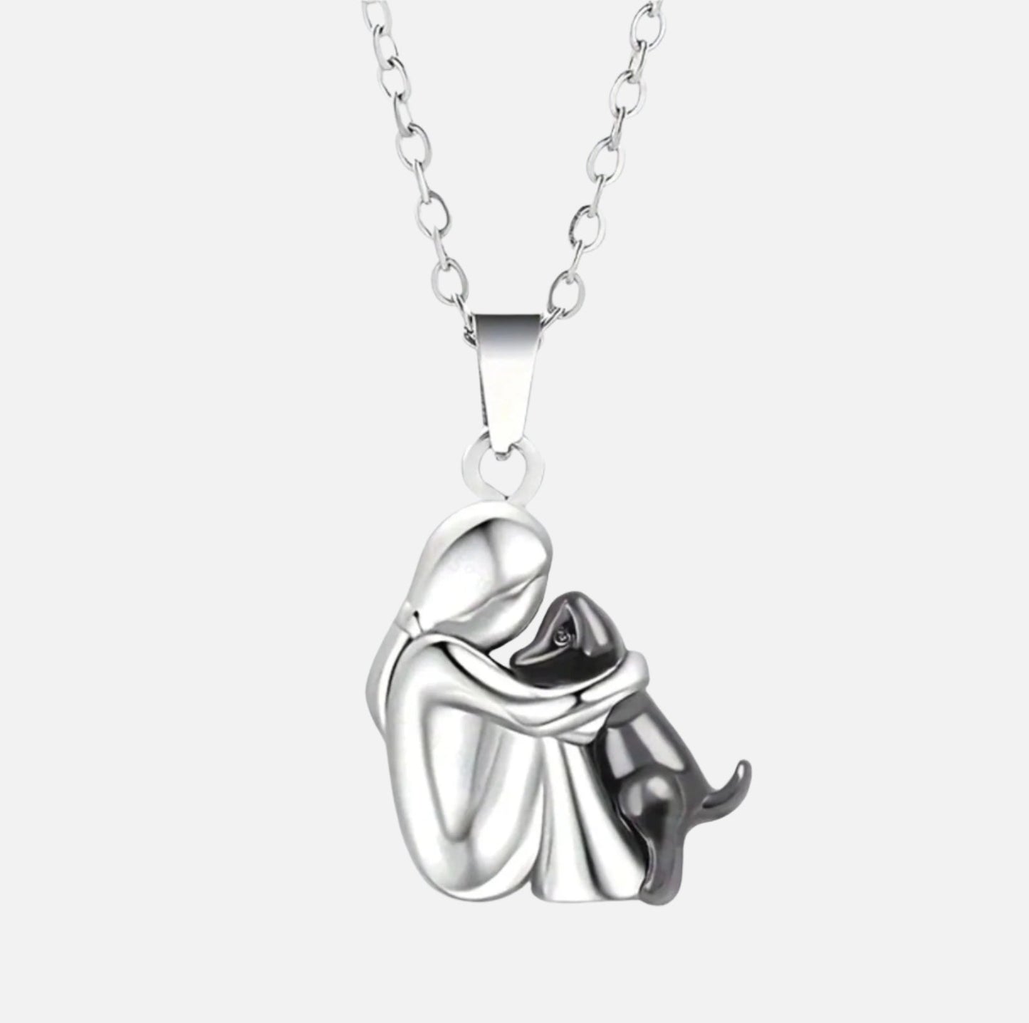 Embrace – Dog Lover Pendant Necklace