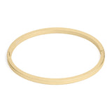 Essential Polished Gold Tone Flat Bangle