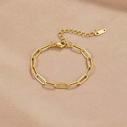 Gold Clasp Bracelet