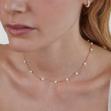 Gold-Tone Station Necklace