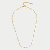 Gold-Tone Station Necklace