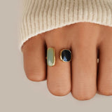 Gold-Tone Open Bypass Ring