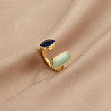 Gold-Tone Open Bypass Ring
