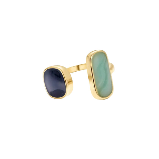 Gold-Tone Open Bypass Ring