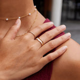 Gold-Tone Layered Open Ring