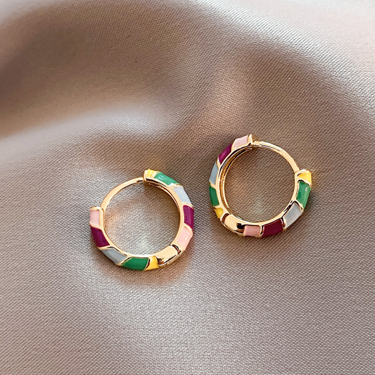 Gold-Tone Huggie Hoop Earrings