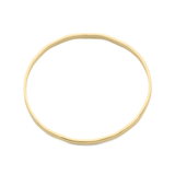Hammered Organic Gold Tone Bangle