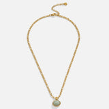 Gold-Tone Figaro Chain Necklace
