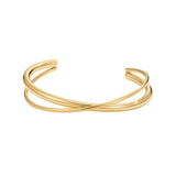 Gold-Tone Triple Strand Cuff Bracelet